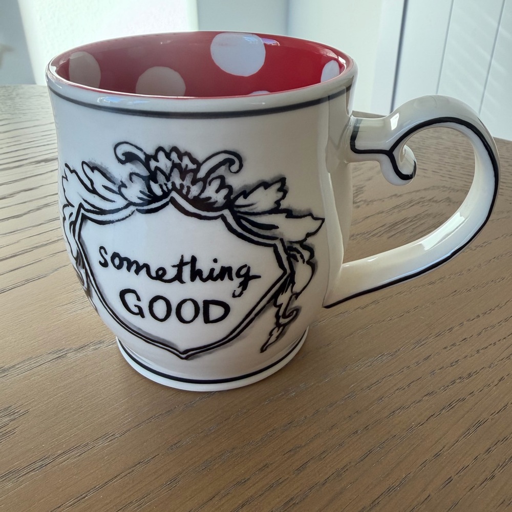 Anthropologie | Something Good mug ☕️ ♥️🤍